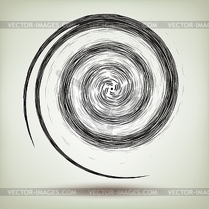 Abstract round shape texture - vector clipart