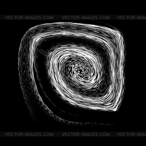 Abstract round shape texture - vector image