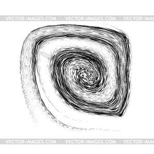 Abstract round shape texture - vector clipart