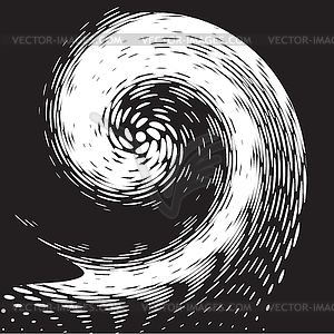 Abstract round shape texture - vector clip art