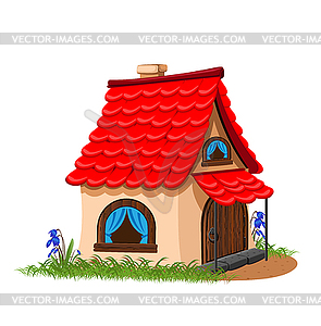 Сказочный домик - клипарт в векторном виде