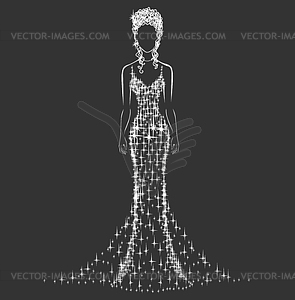 Wedding Dress  - vector image