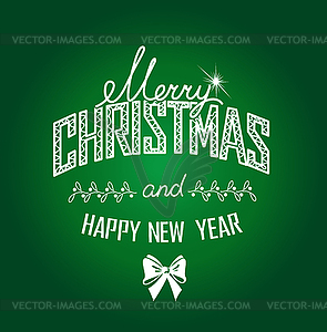 Christmas label free - vector clipart