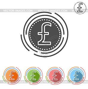 Pound Sterling - vector image