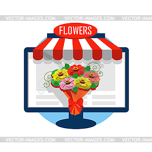 Flower Shop - vector image