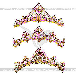 Diadem  - color vector clipart