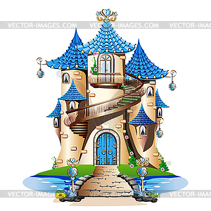 Картинка сказочный замок (Fantasy Castle) 240x320 для Нокиа