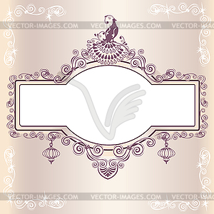 Wedding frame  - vector clipart