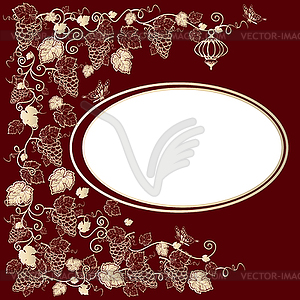 Vintage ornamental frame - vector clipart / vector image