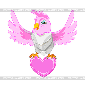 Cheerful Parrot - vector image
