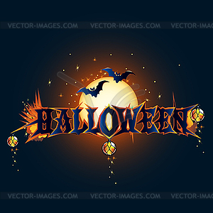 Halloween Poster - vector clipart