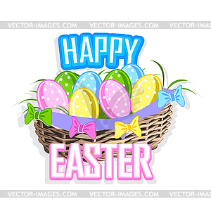 Happy Easter - vector image