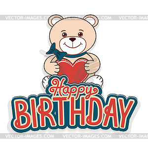 Happy Birthday  - vector image