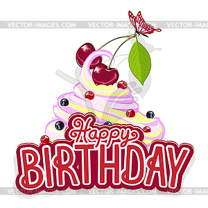 Happy Birthday  - vector image