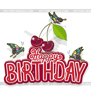 Happy Birthday - vector clipart