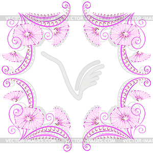 Beautiful decoration with jewelry design  - vector clipart