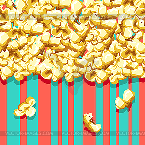 Popcorn pattern - vector clipart / vector image