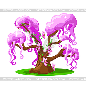 Cartoon tree  - royalty-free vector image