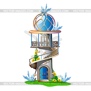 Fairytale castle 10 - vector image