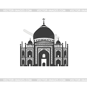 Icon of Taj Mahal - vector clip art