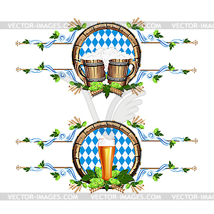 Vector illustration for a beer festival - vector clipart