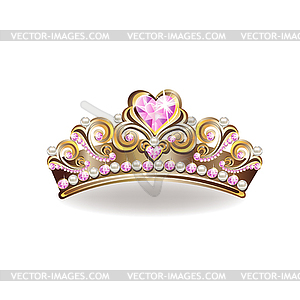 Crown of Princess - vector image