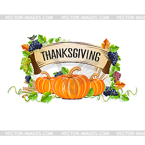 Happy Thanksgiving Day background - vector clipart