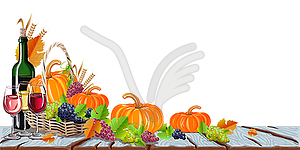 Happy Thanksgiving day - vector clipart