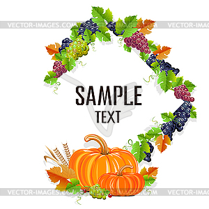 Happy Thanksgiving day - vector image