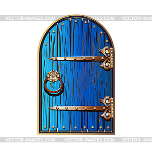 Old door - vector image