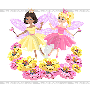 Beautiful princess - vector clipart