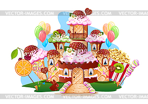 Candy land  - vector image