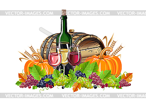 Happy Thanksgiving day  - vector image