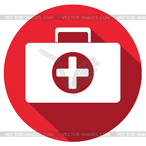 First aid - color vector clipart