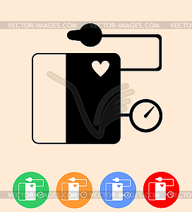 Tonometer - vector clip art