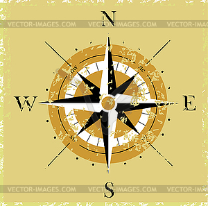 Compass icon - vector EPS clipart