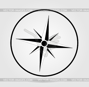 Compass icon - vector image