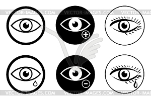 Eye symbol - vector image
