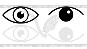 Eye symbol - vector clip art