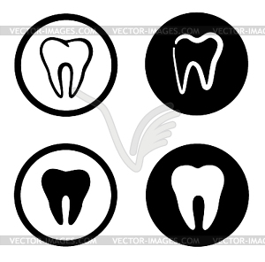 Teeth icon - vector clip art