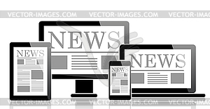 News - vector clipart