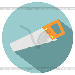 Hand saw - vector EPS clipart