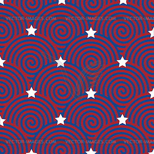 Colorful background in US national flag colors - vector clipart