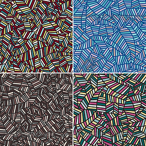 , geometric seamless pattern - vector clip art
