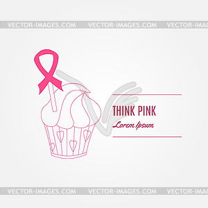 Breast Cancer Awareness Background - vector clipart