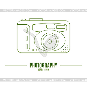 Old camera - vector clipart