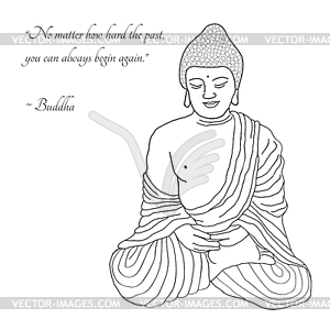 Buddha  - vector EPS clipart