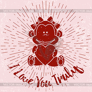 Valentine’s Day design elements - vector image