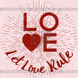 Valentine’s Day design elements - vector clipart