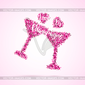 Valentines Day template - vector clipart